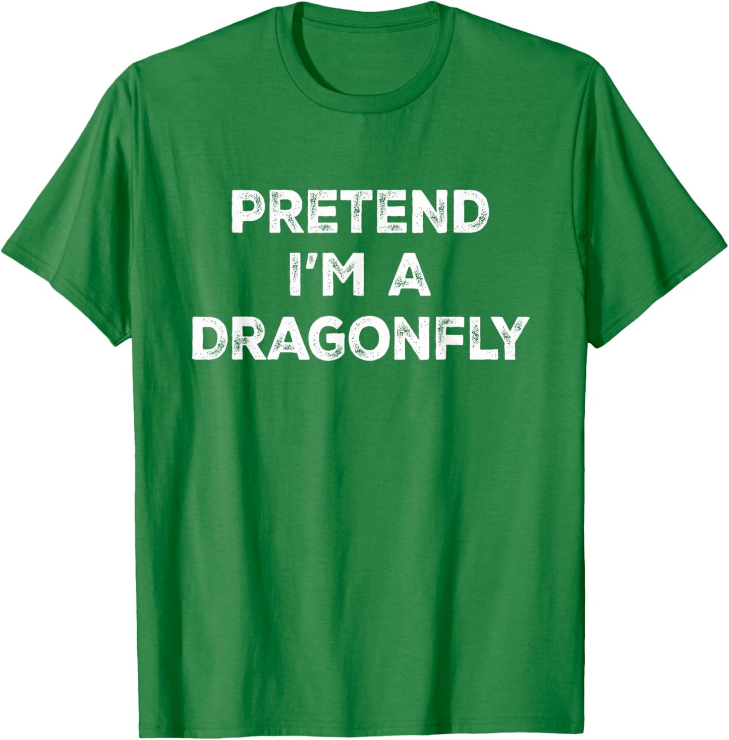 Pretend I'm A Dragonfly Lazy Halloween Costume T-Shirt - T-Shirt | Irish Green