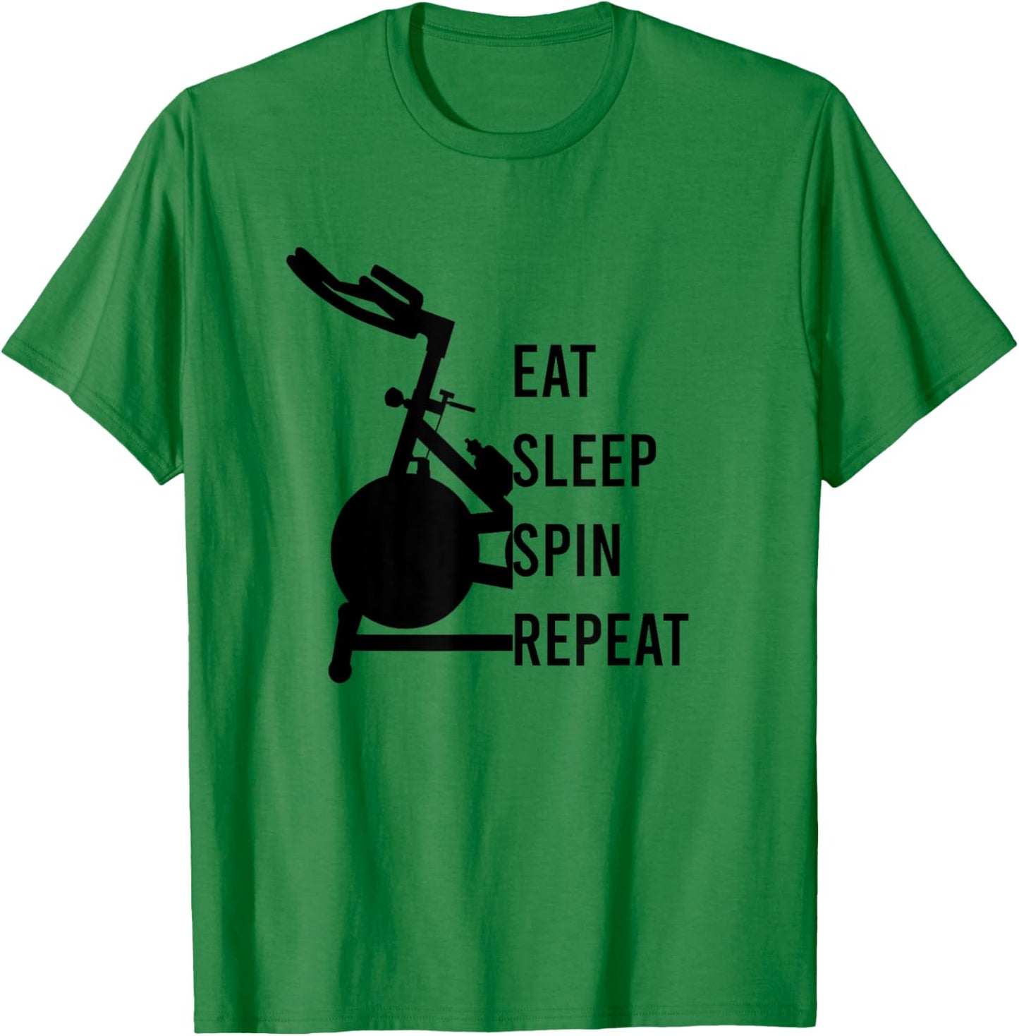 Spinning Class, Spin Bike, Stationary Bike, Indoor Cycling T-Shirt - T-Shirt | Irish Green