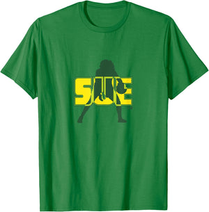 Sue Bird - SUE - Seattle Basketball T-Shirt - T-Shirt | Irish Green