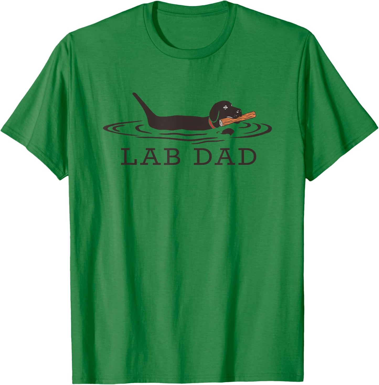 Lab Dad Labrador Retriever Dog Owner Father T-Shirt - T-Shirt | Irish Green