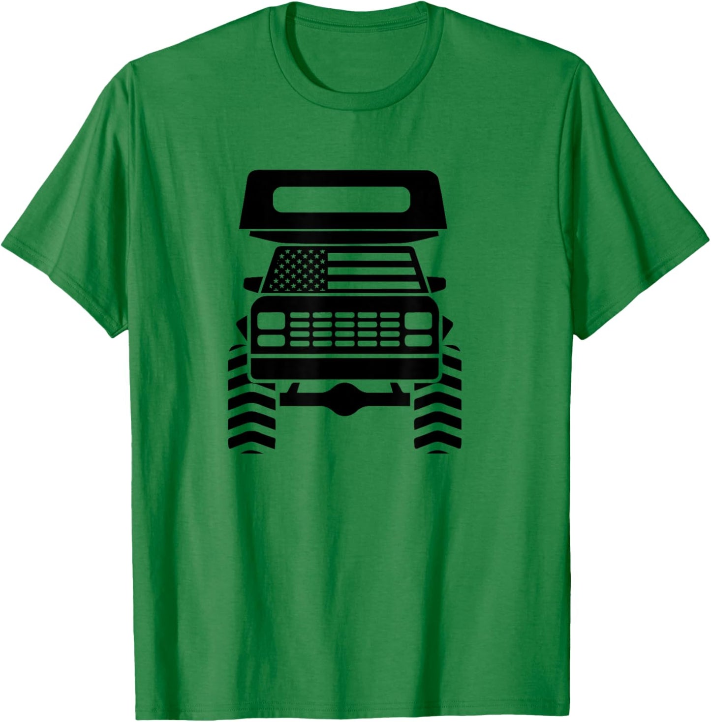 Truck Camper Slide-in Cabover Pickup Flatbed Camper RV T-Shirt - T-Shirt | Irish Green