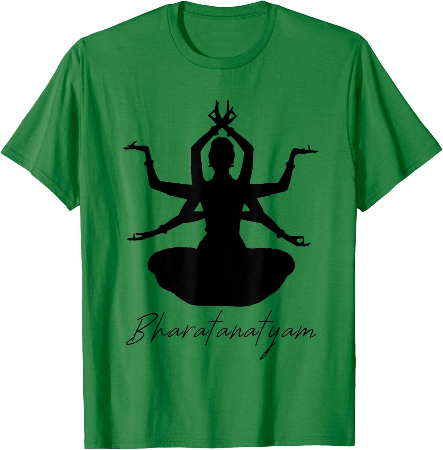 Bharatanatyam Classical Indian Folk Dance Dancer India T-Shirt - T-Shirt | Irish Green