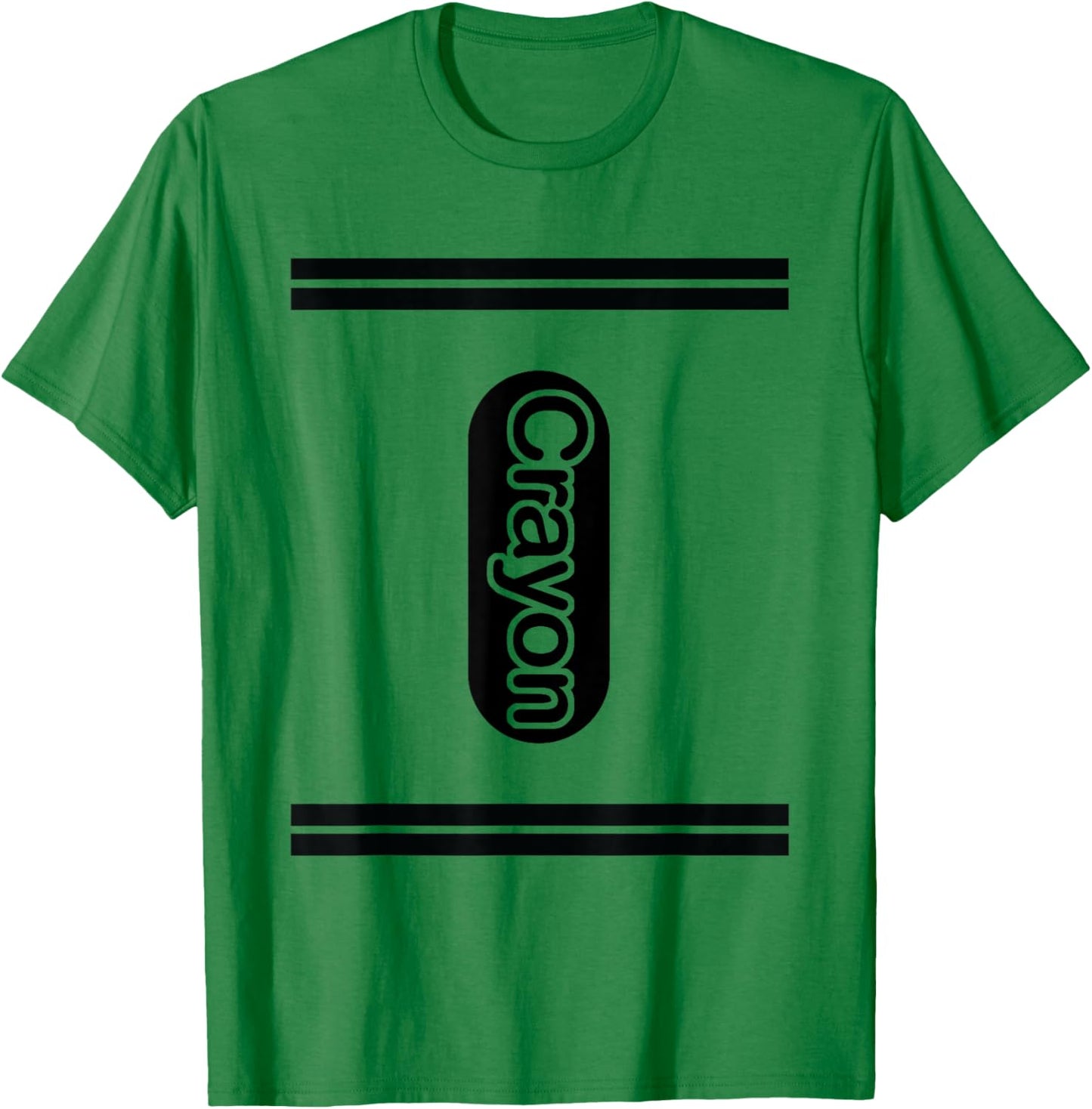 Halloween Crayon Costume Matching Group T-Shirt - T-Shirt | Irish Green