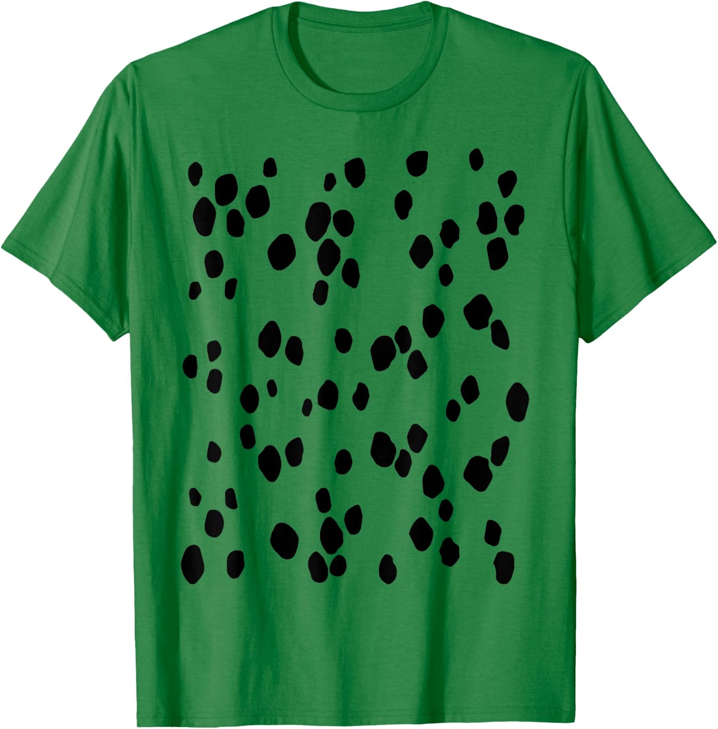 Dalmatian dog spots pattern for lazy halloween costume Men Women Kids T-Shirt - T-Shirt | Irish Green