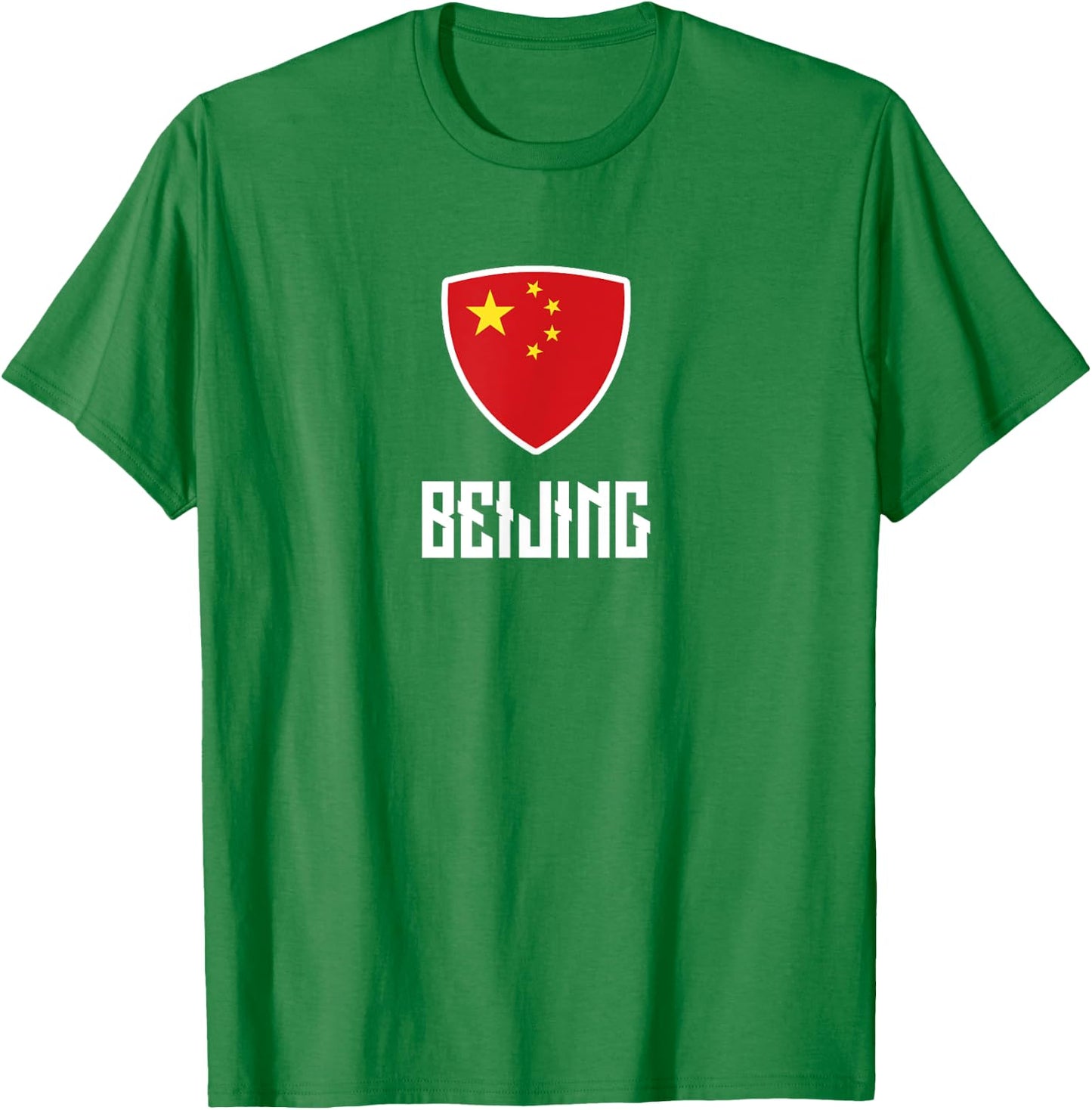 Beijing Chinese Flag Roots Heritage China T-Shirt - T-Shirt | Irish Green