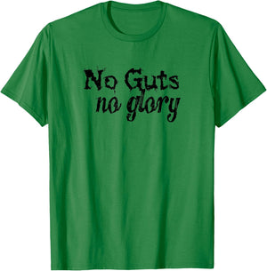 NO GUTS NO GLORY D822 Gym Fitness Workout Bodybuilding T-Shirt - T-Shirt | Irish Green