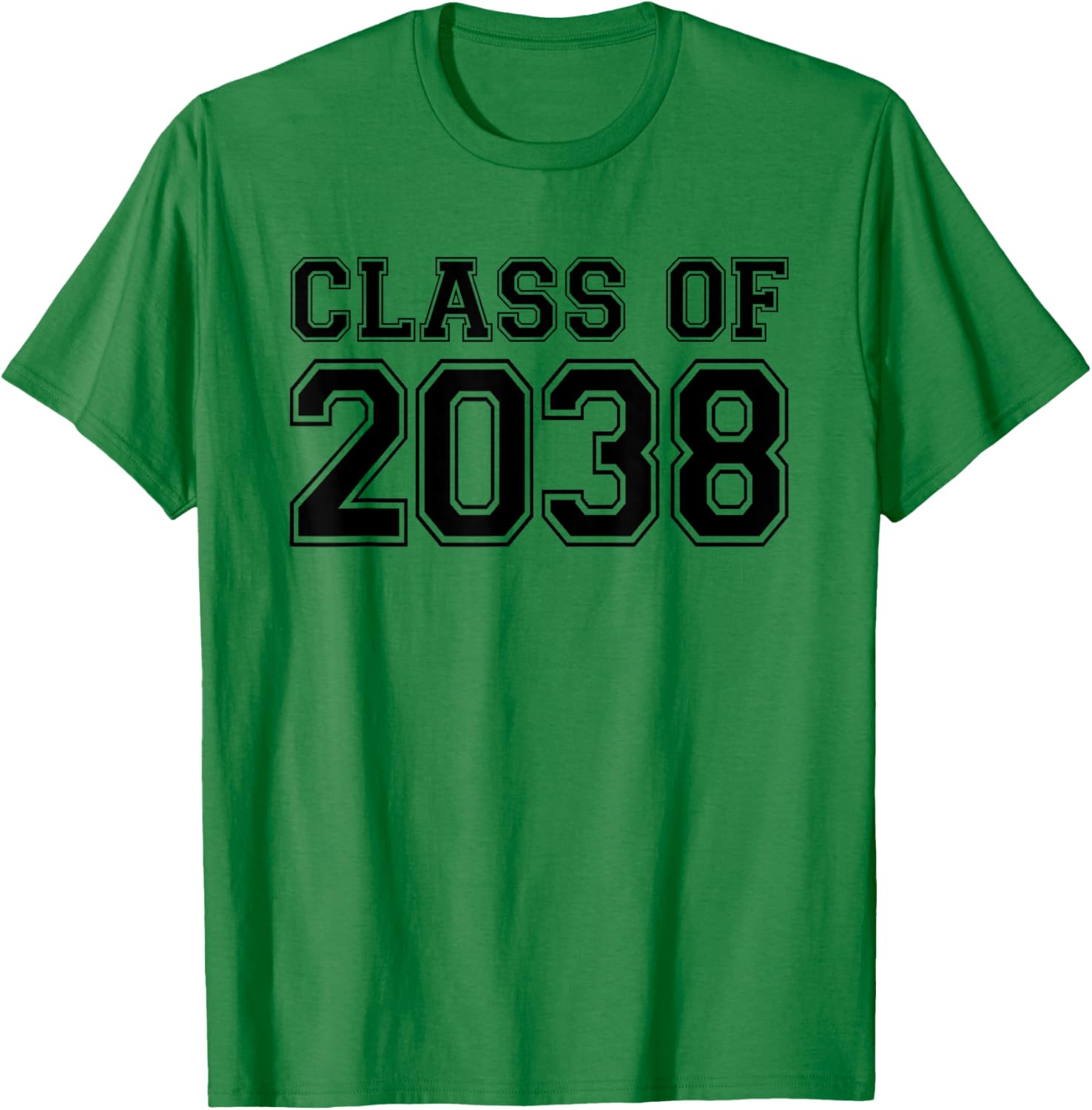 Kindergarten Class of 2038 First Day School Graduation T-Shirt - T-Shirt | Irish Green