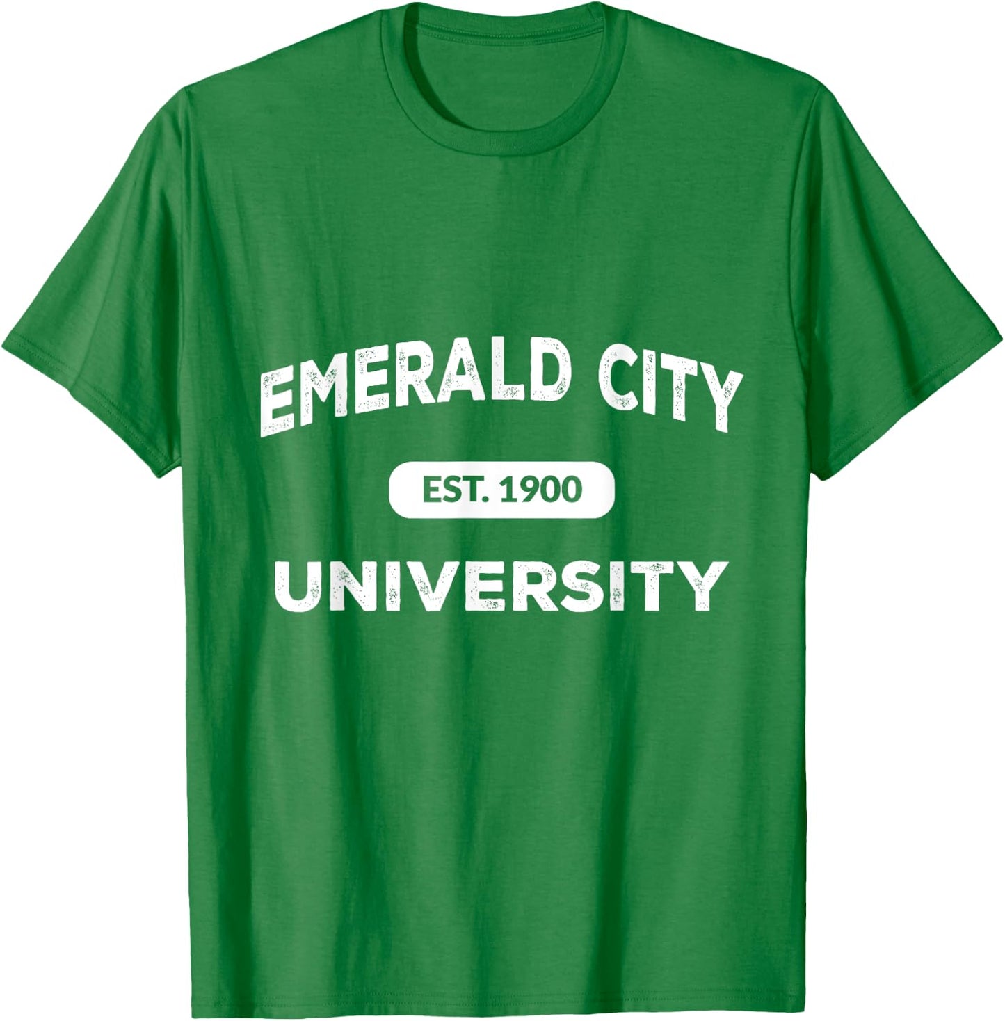 Wizard of Oz Emerald City University Costume Halloween T-Shirt - T-Shirt | Irish Green