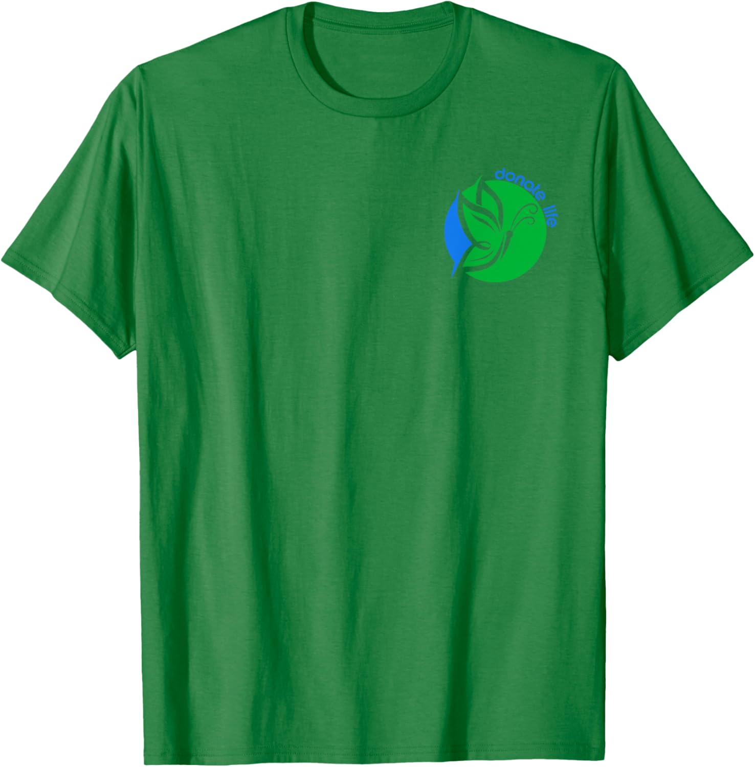 Organ Donor Awareness a Butterfly and Organ Donation Logo T-Shirt - T-Shirt | Irish Green