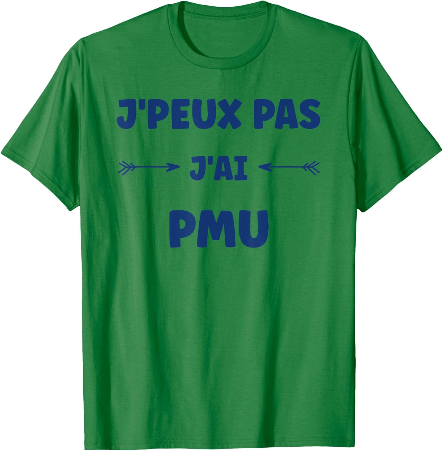 Quote games humour J'peux pas J'ai PMU , white, S T-Shirt - T-Shirt | Irish Green