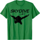 Skydiver Skydiving Falling Parachutist T-Shirt - T-Shirt | Irish Green