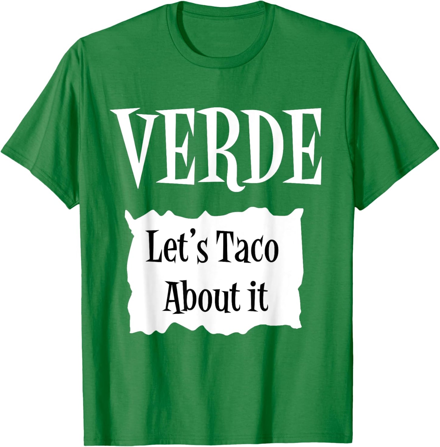 VERDE - Hot Packet Halloween Taco Costume T-Shirt - T-Shirt | Irish Green