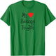 My Heart Belongs To Jim Girlfriend Wife Spouse T-Shirt - T-Shirt | Irish Green