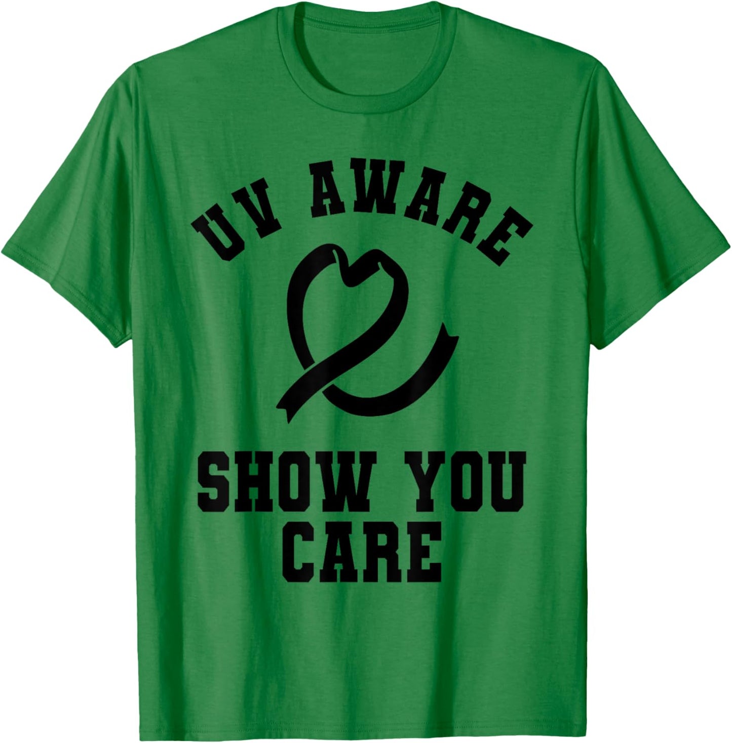 UV Aware Show You Care - UV Safety Month Apparel T-Shirt - T-Shirt | Irish Green