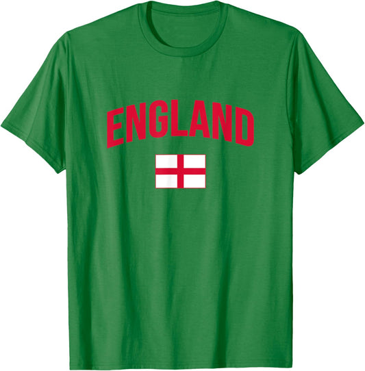 ENGLAND - Throwback Design - Flag of England - Classic T-Shirt - T-Shirt | Irish Green