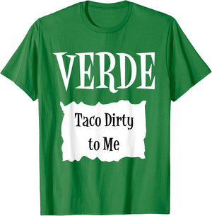 VERDE - Hot Packet Halloween Taco Costume T-Shirt - T-Shirt | Irish Green