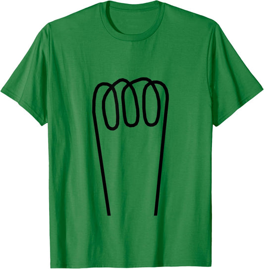Light Bulb Halloween Costume Funny Lazy Fancy Dress Party T-Shirt - T-Shirt | Irish Green