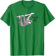 Funny "Fuck Off" Sloth T-Shirt - T-Shirt | Irish Green