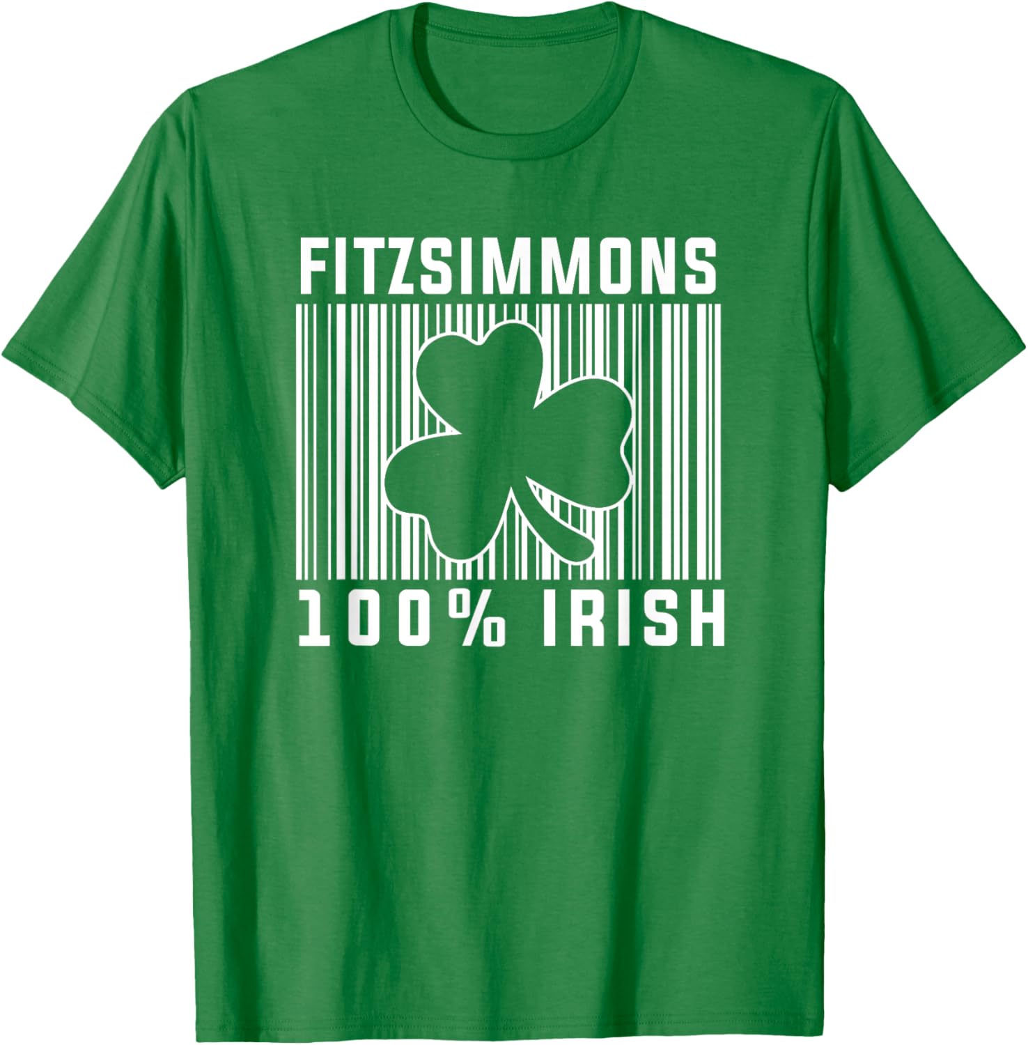 Fitzsimmons Irish Family Name T-Shirt - T-Shirt | Irish Green