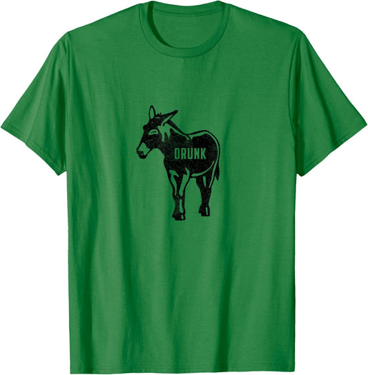 Drunk Ass - Funny T-Shirt - T-Shirt | Irish Green