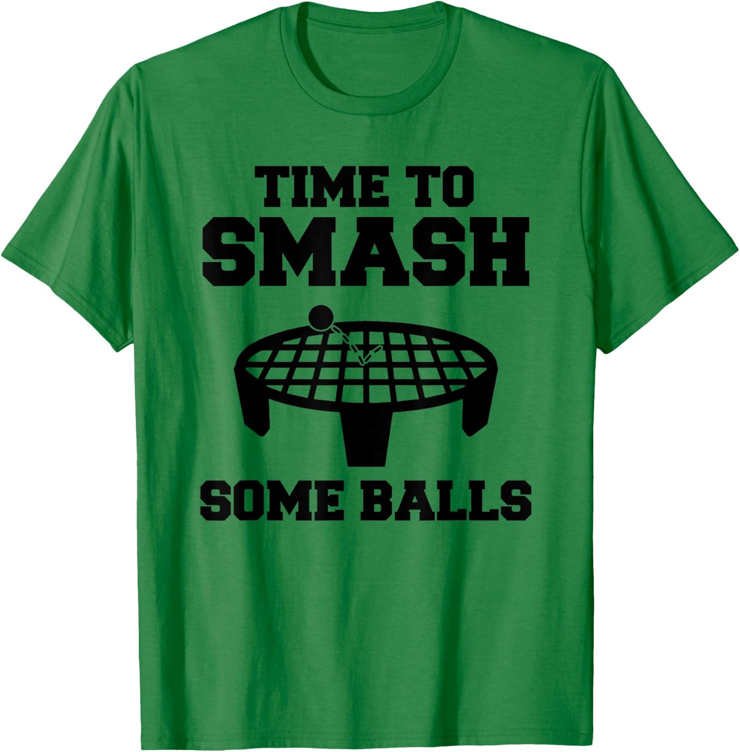 Time to Smash Some Balls! Funny Spike Ball T-Shirt - T-Shirt | Irish Green