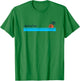 Longboat Key FL Vintage 70s Palm Trees Design T-Shirt - T-Shirt | Irish Green