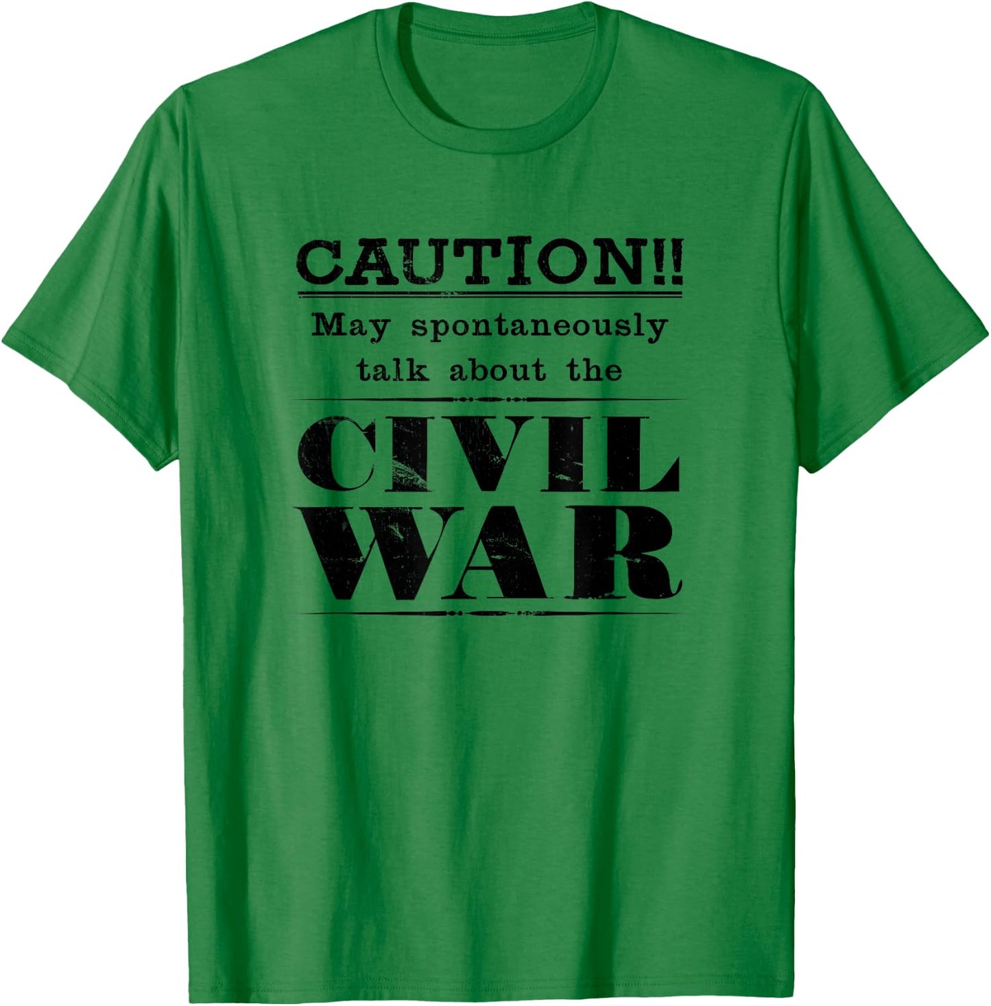 Funny American Civil War T-Shirt - T-Shirt | Irish Green