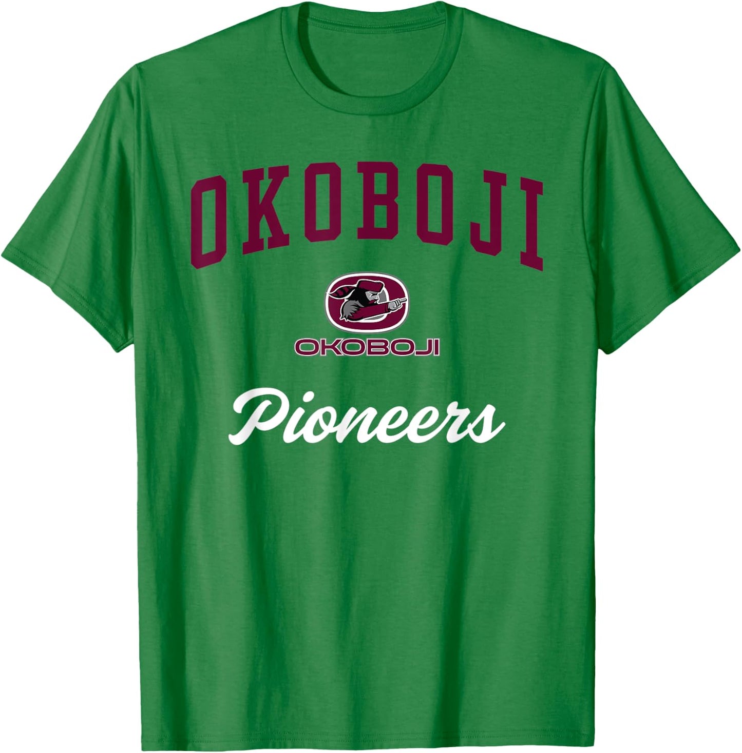 Okoboji School Pioneers T-Shirt - T-Shirt | Irish Green