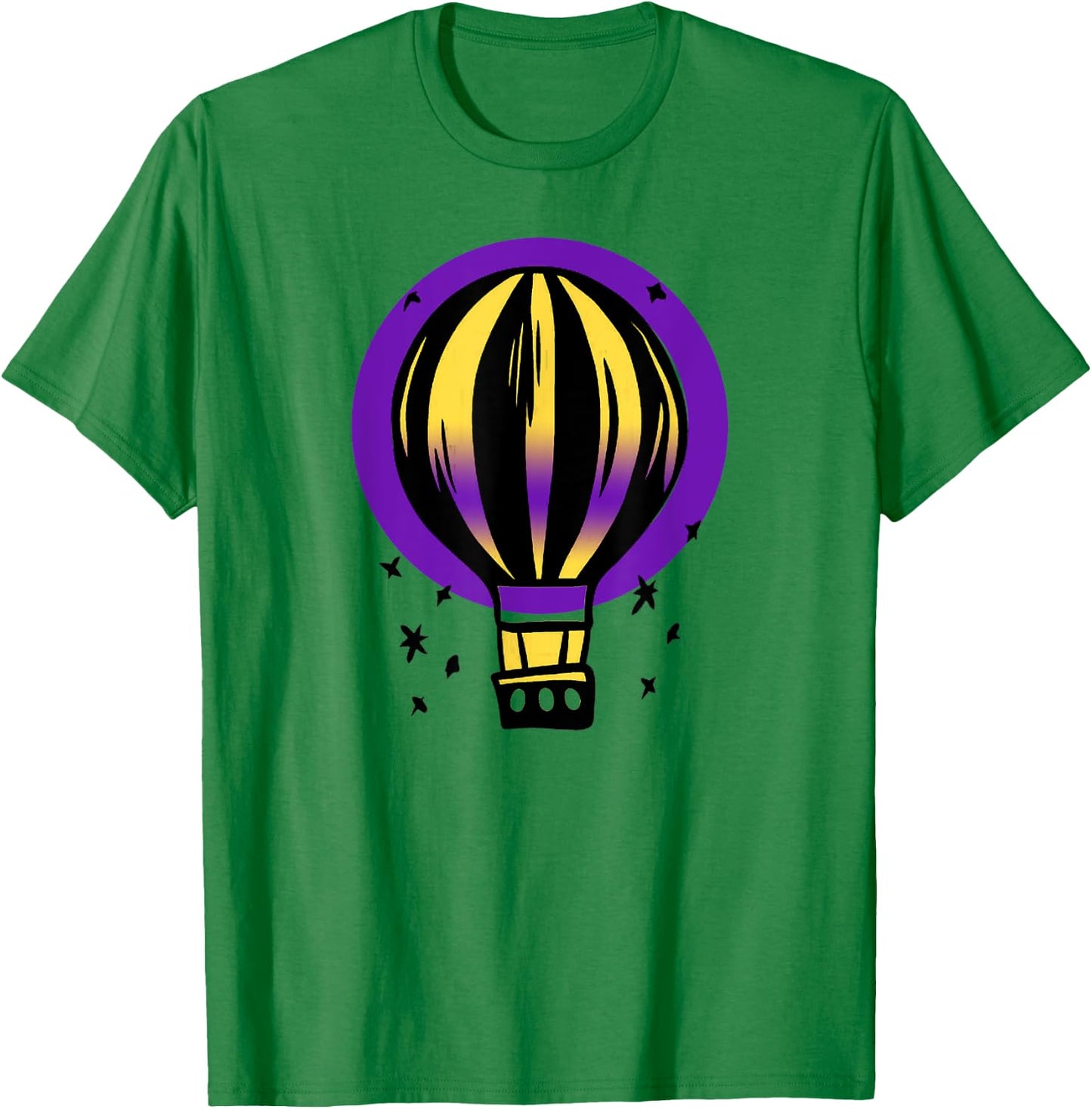 Intersex Pride Hot Air Balloon LGBT Intersex Flag Outdoor T-Shirt - T-Shirt | Irish Green