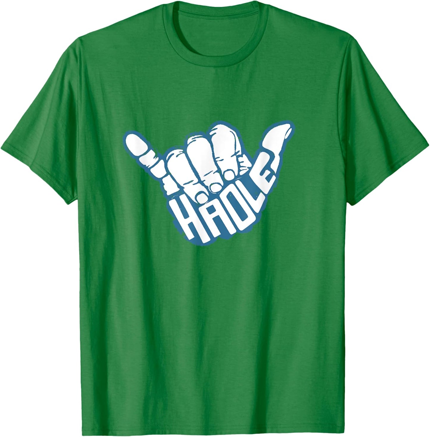 Hawaiian Haole Surf Hawaii Maui Aloha T-Shirt - T-Shirt | Irish Green