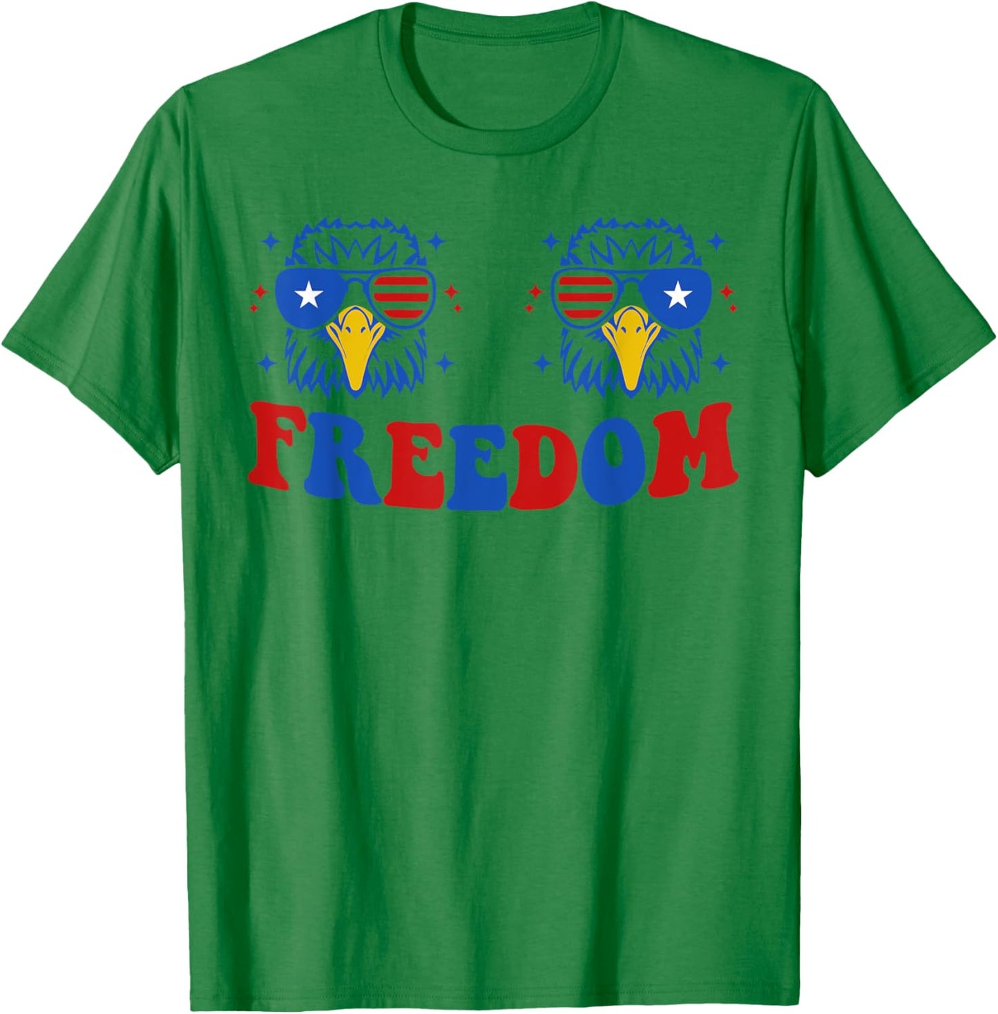 I Put D In Freedom Funny 4th of July Matching Couples T-Shirt - T-Shirt | Irish Green
