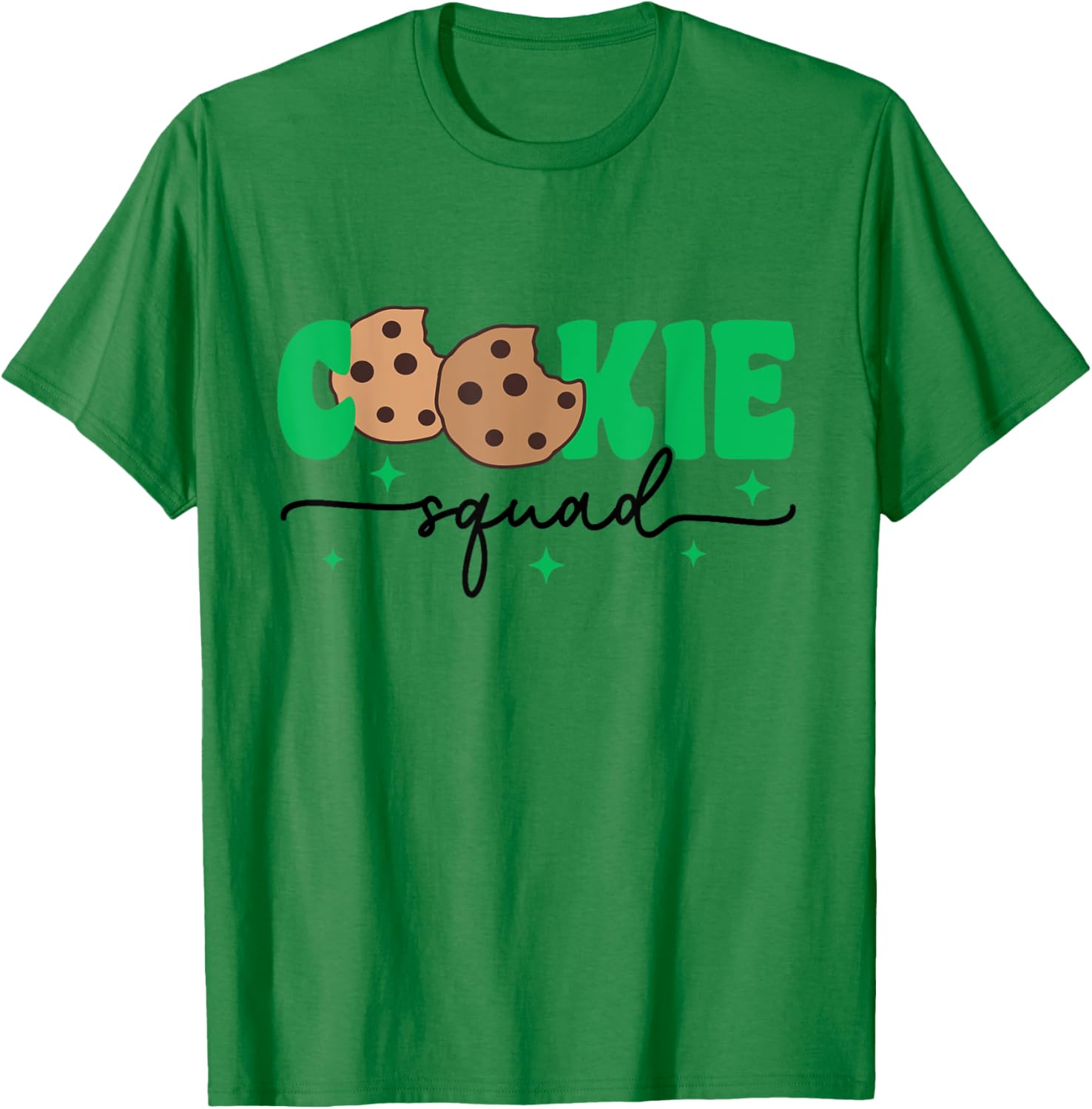 Scout Cookie Squad Selling Cookie Girl Leader Scouting lover T-Shirt - T-Shirt | Irish Green