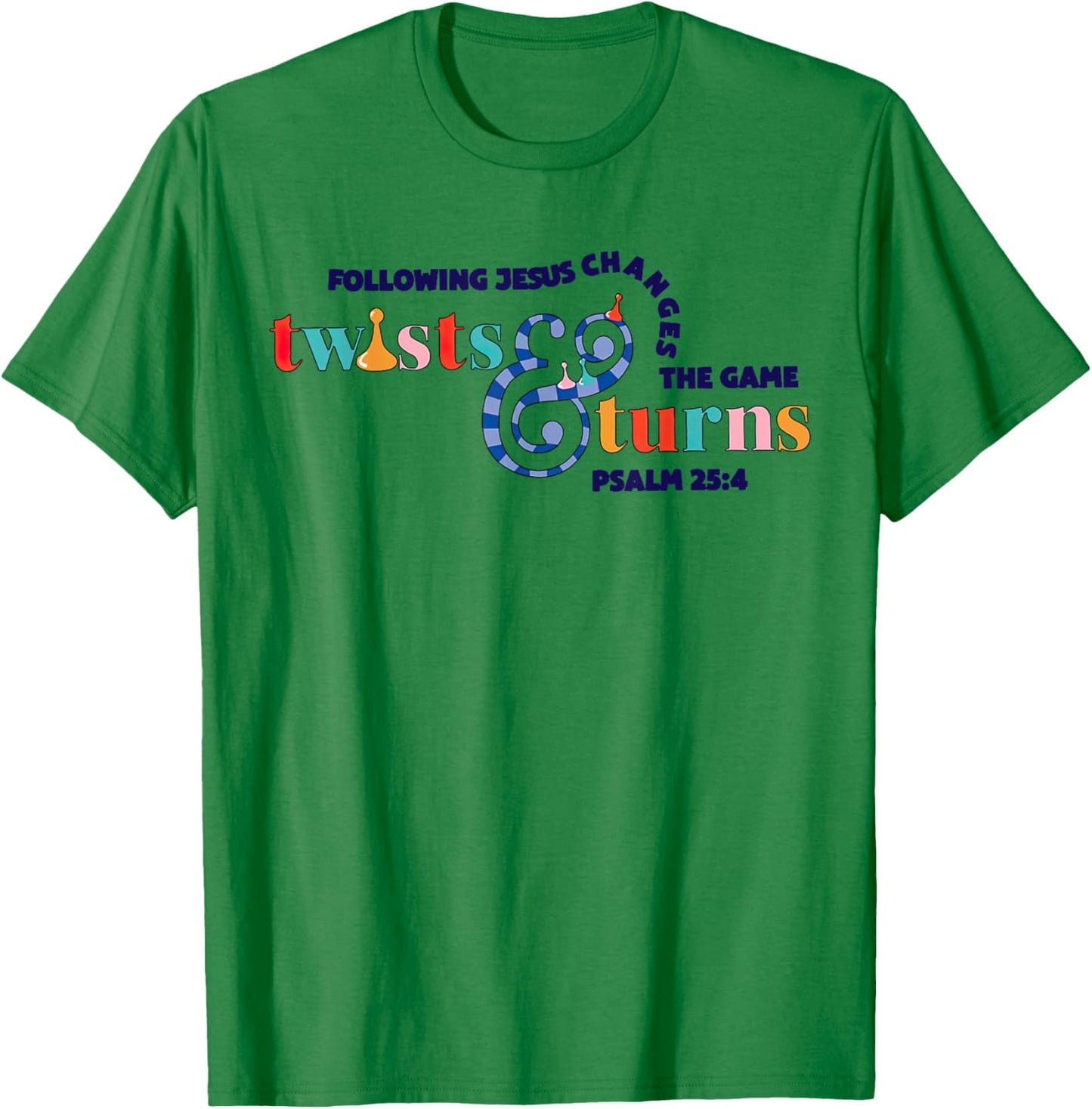 Twists And Turns VBS 2023 Vibes T-Shirt - T-Shirt | Irish Green