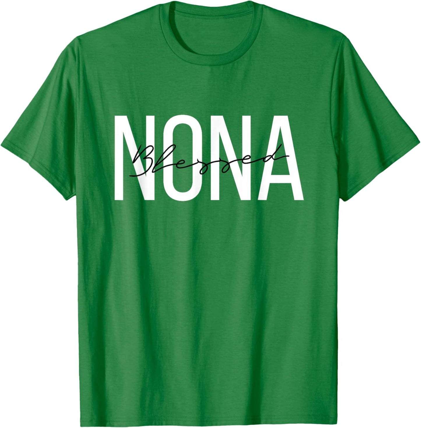 Blessed Nona Blessed Nona Grandma Mother's Day T-Shirt - T-Shirt | Irish Green