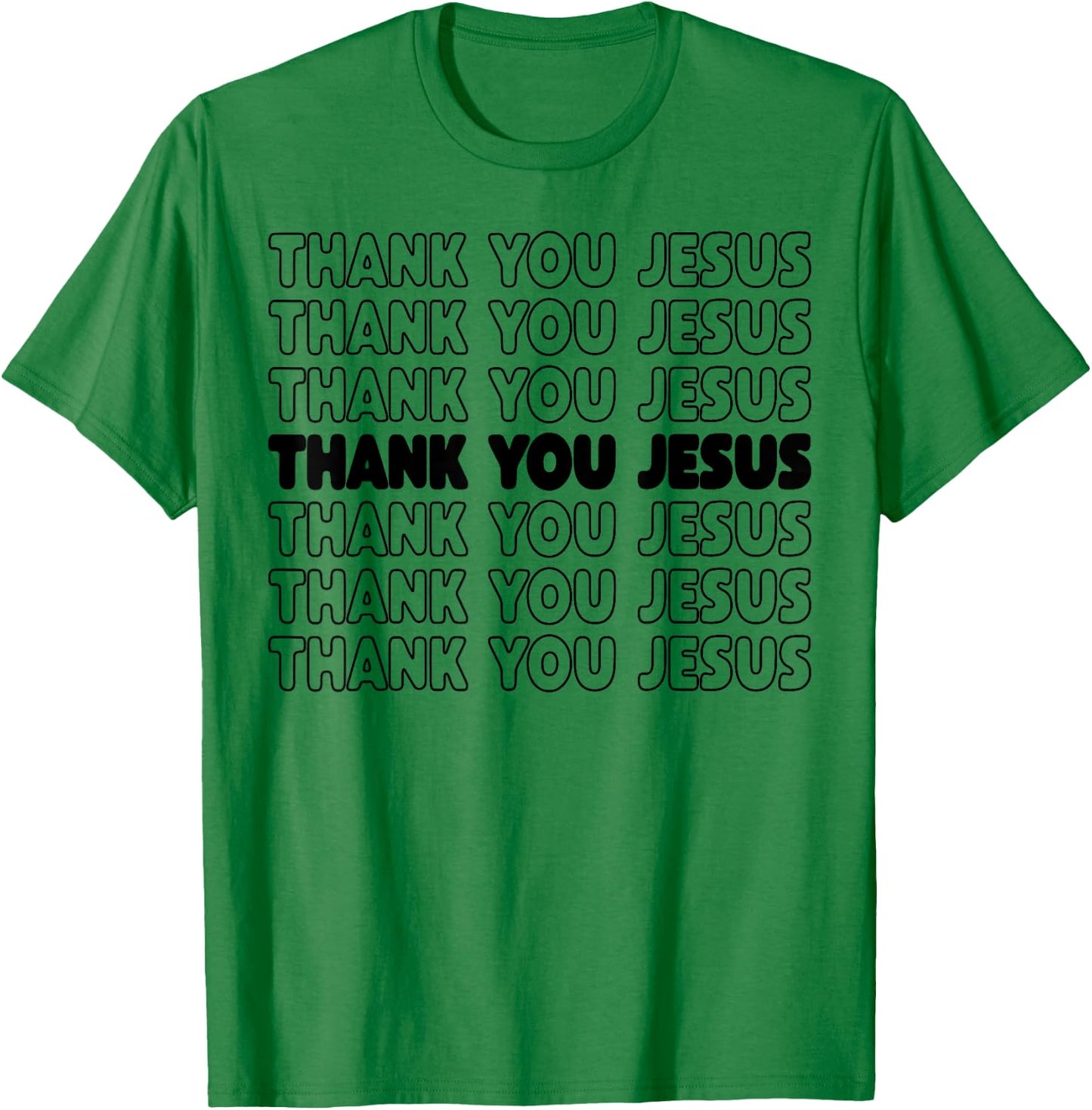 Thank You Jesus Bible Pride Men T-Shirt - T-Shirt | Irish Green