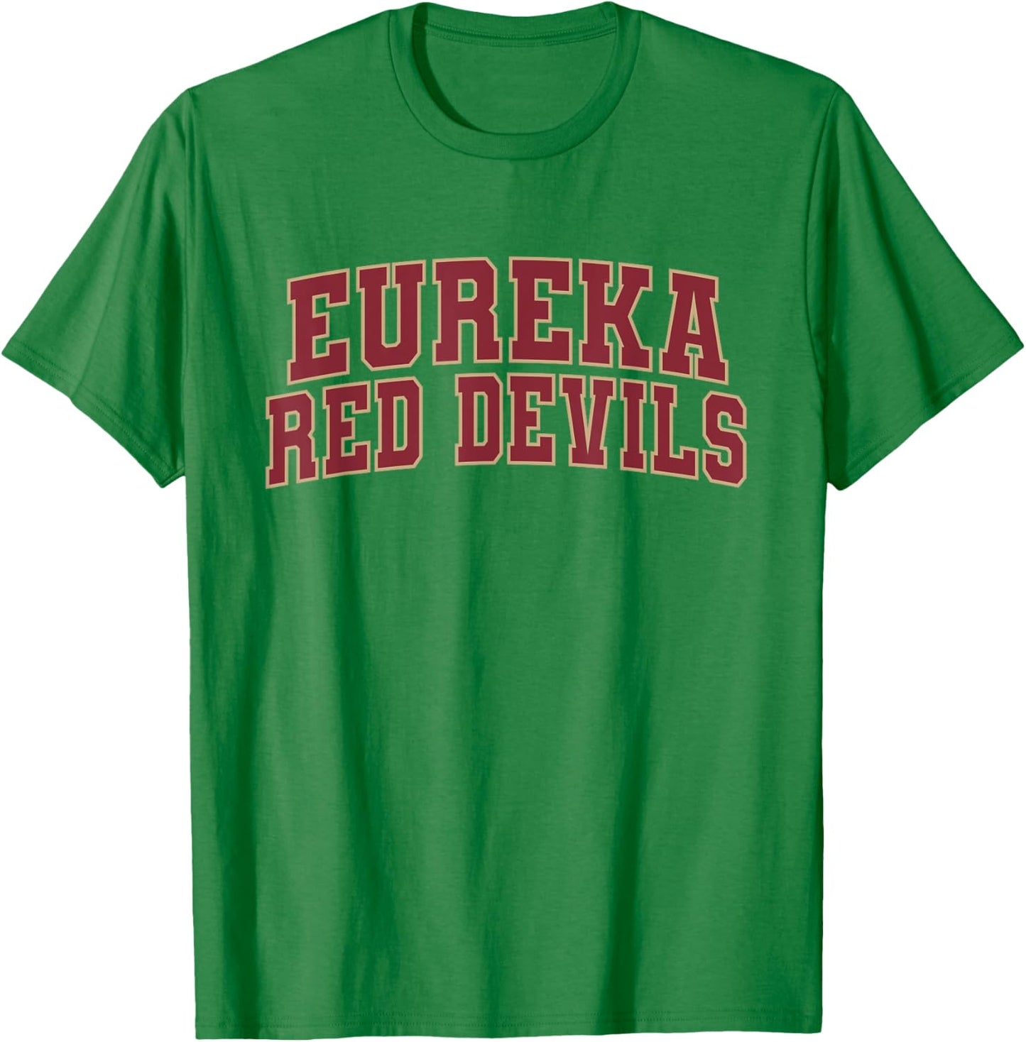 Eureka College Red Devils Apparel Sports Fan T-Shirt - T-Shirt | Irish Green