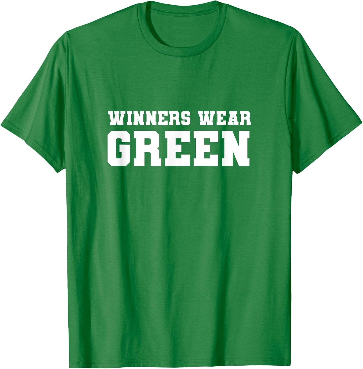 Winners Wear Green Team Spirit Game Competition Color War T-Shirt - T-Shirt | Irish Green