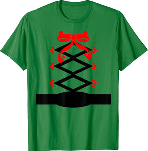 Little Red Riding Hood Folk Fairytale Costume T-Shirt - T-Shirt | Irish Green