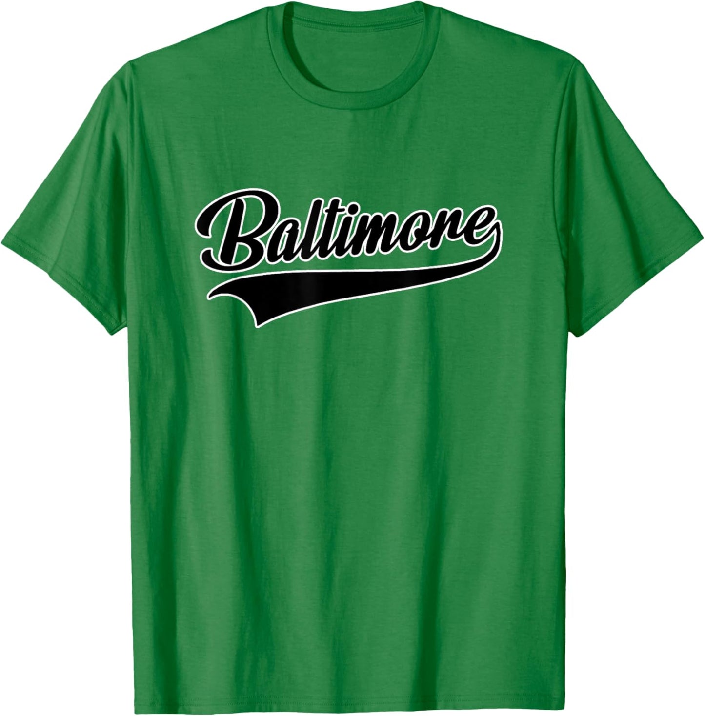 BALTIMORE - Throwback Design - Classic T-Shirt - T-Shirt | Irish Green