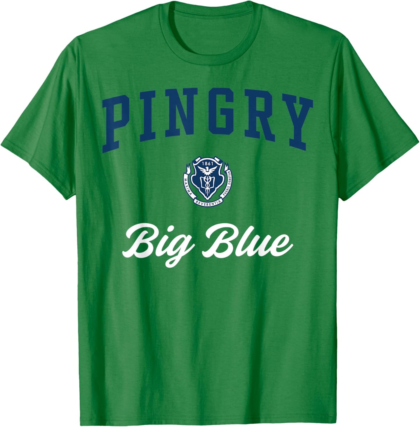Pingry High School Big Blue T-Shirt - T-Shirt | Irish Green