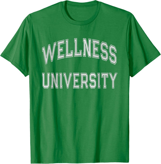 WELLNESS UNIVERSITY Squad Fitness Coach Gym Health Trainer T-Shirt - T-Shirt | Irish Green
