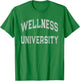 WELLNESS UNIVERSITY Squad Fitness Coach Gym Health Trainer T-Shirt - T-Shirt | Irish Green