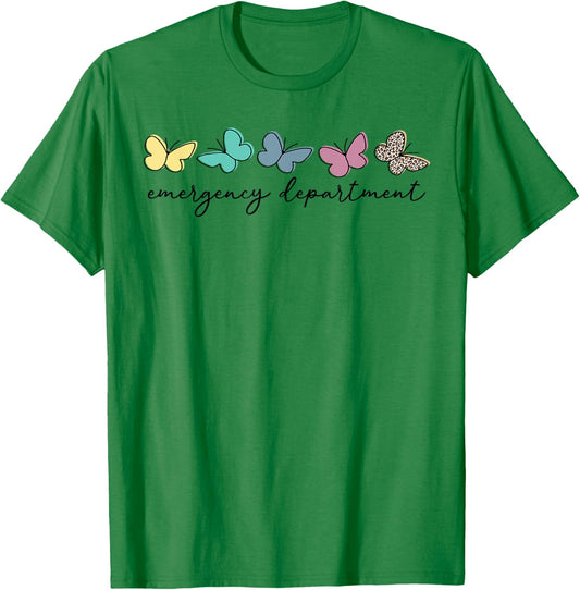 Emergency Department Emergency Room Healthcare T-Shirt - T-Shirt | Irish Green
