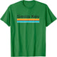 Vintage Siesta Key Florida Retro Design T-Shirt - T-Shirt | Irish Green