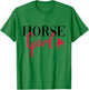 Funny Horse Riding Girl Horseback Riding Horse Girl T-Shirt - T-Shirt | Irish Green