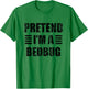 Vintage Pretend I'm a Bedbug Lazy Halloween Costume T-Shirt - T-Shirt | Irish Green
