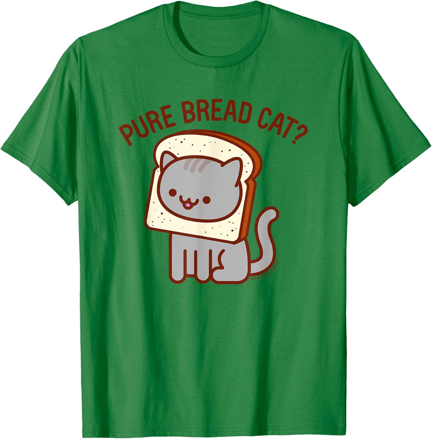 Funny Cat - PURE BREAD CAT? Women Kids T-Shirt - T-Shirt | Irish Green