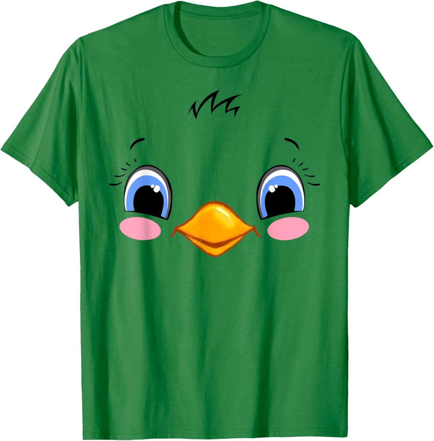 Chicken Costume Cute Rubber Chicken Face Halloween Men Women T-Shirt - T-Shirt | Irish Green
