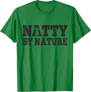 Natty by Nature Natural Bodybuilding Mucle Dad T-Shirt - T-Shirt | Irish Green