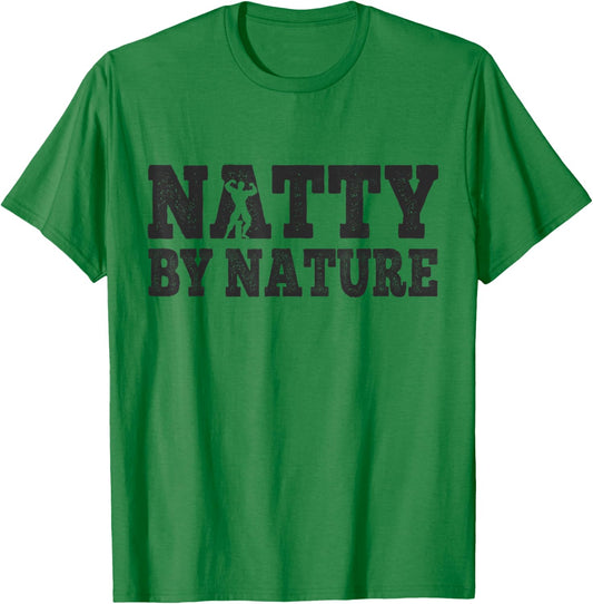 Natty by Nature Natural Bodybuilding Mucle Dad T-Shirt - T-Shirt | Irish Green